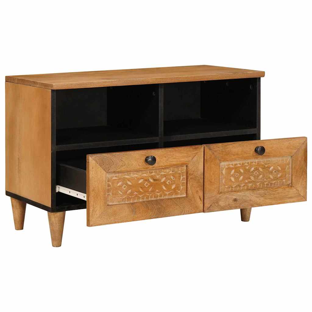 TV Enheter med skuff Lys Brun 70 x 33 x 46 cm Konstruert tre