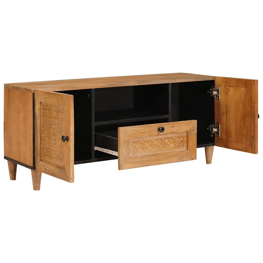 TV Enheter med skuff Lys Brun 105 x 33 x 46 cm Konstruert tre