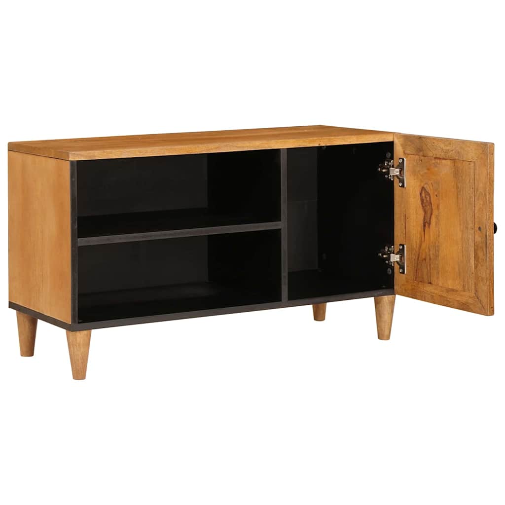 TV Enheter med hylle Lys Brun 80 x 33 x 46 cm Konstruert tre
