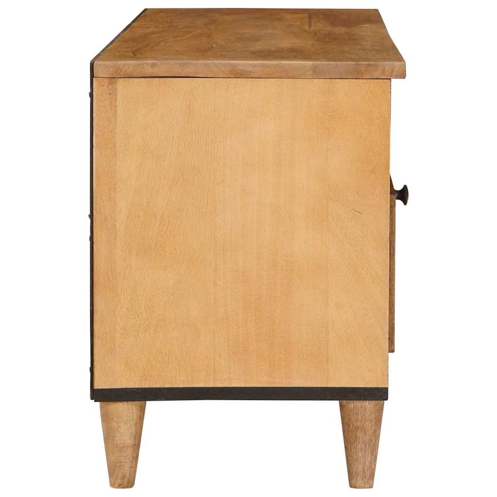 TV-skap med skuff med hylle 100 x 33 x 46 cm Massiv mango tre