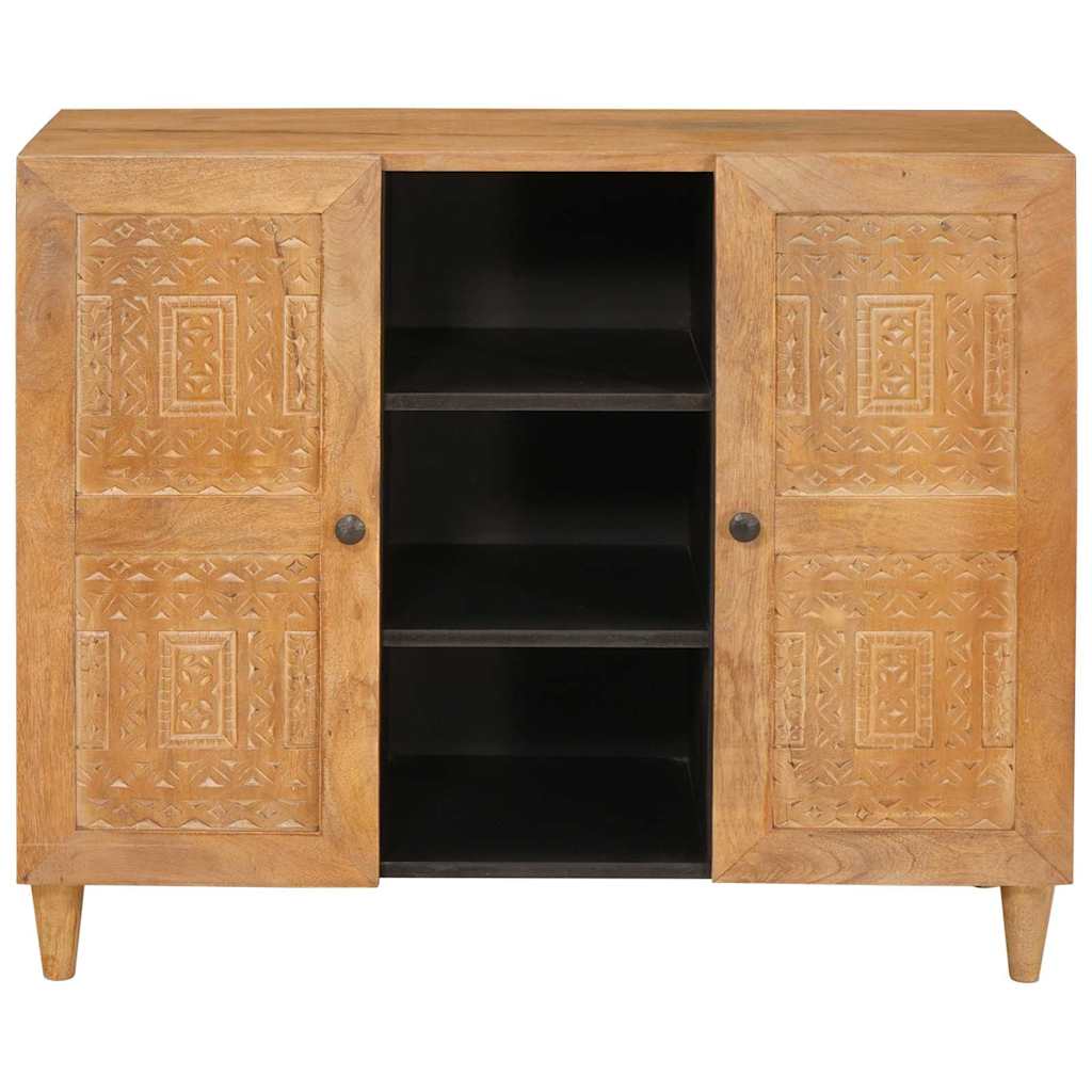 Serviesskap 90 x 33 x 75 cm Massiv mango tre