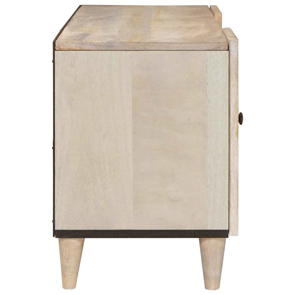 TV Enheter med hylle Hvit 105 x 33 x 46 cm Konstruert tre