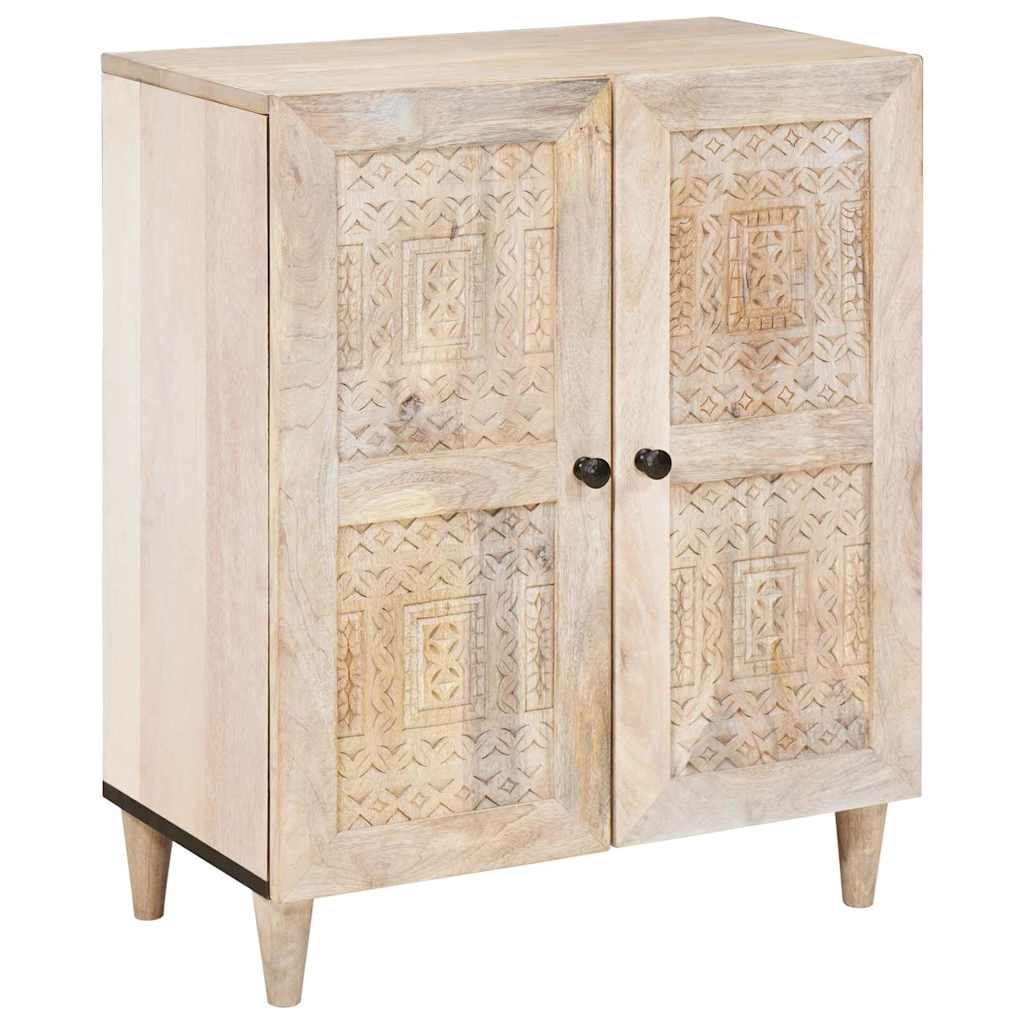 Serviesskap Hvit 60 x 33 x 75 cm heltre mango