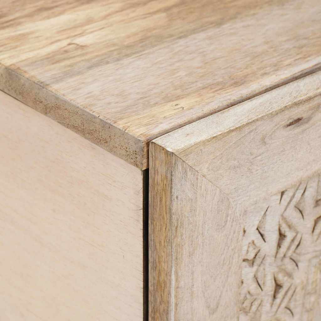 Kaffebord Hvit 80 x 54 x 40 cm Konstruert tre