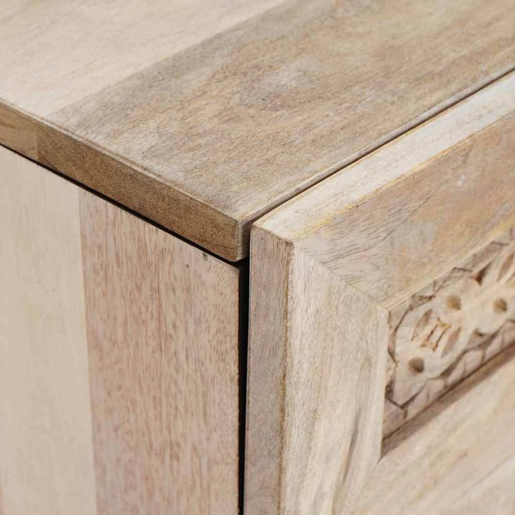 Nattbordskap Hvit 50 x 33 x 60 cm Konstruert tre