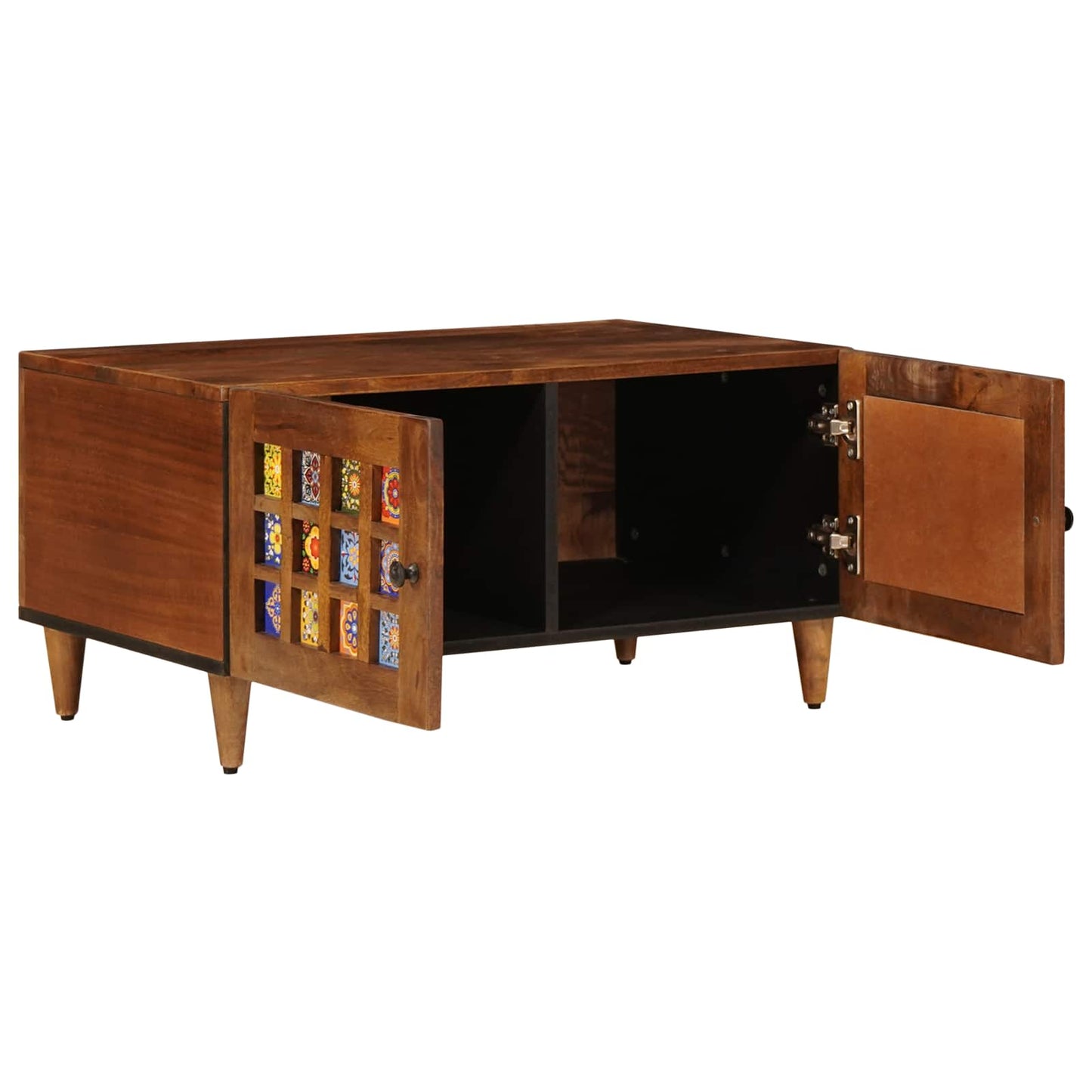 Kaffebord Brun 80 x 50 x 40 cm Massiv mango tre