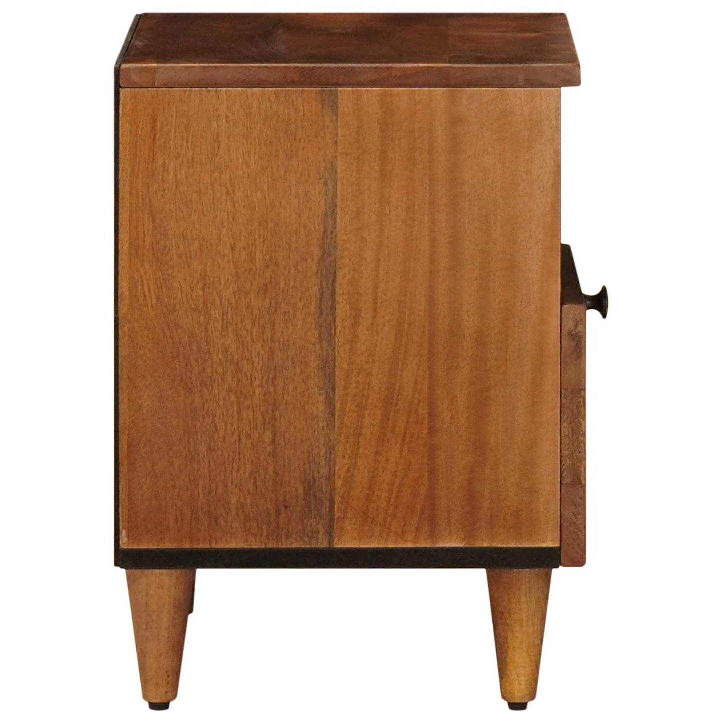 Nattbordskap med skuff Brun 40 x 33 x 46 cm Massiv mango tre