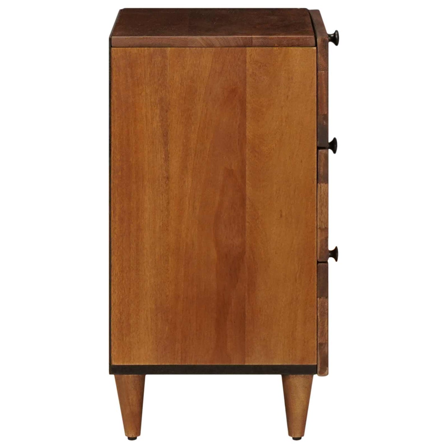 Nattbordskap med skuff Brun 50 x 33 x 62 cm Massiv mango tre
