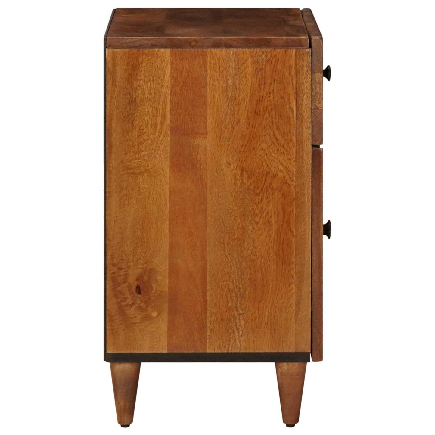 Nattbordskap med skuff Brun 50 x 33 x 60 cm Massiv mango tre