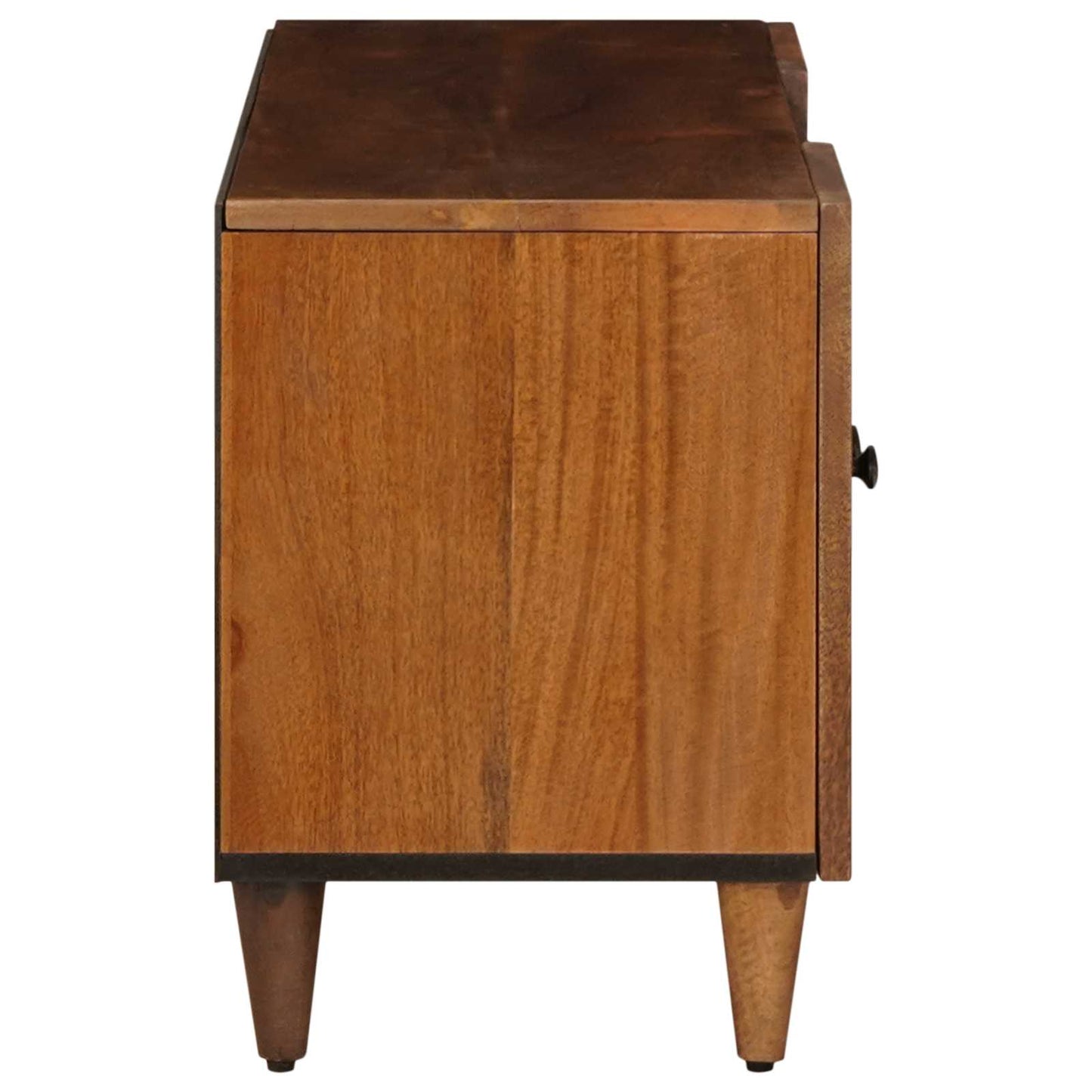 TV-skap med skuff Valnøtt 105 x 33 x 46 cm Massiv mango tre