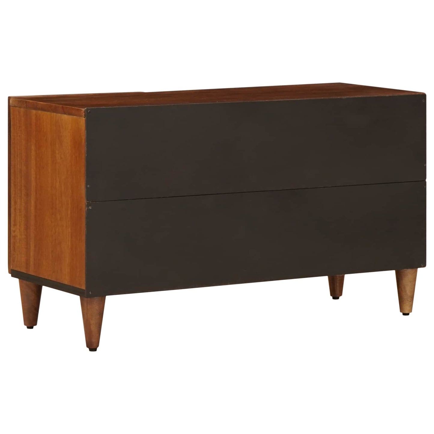 TV-skap med lagring Valnøtt 80 x 33 x 46 cm Massiv mango tre