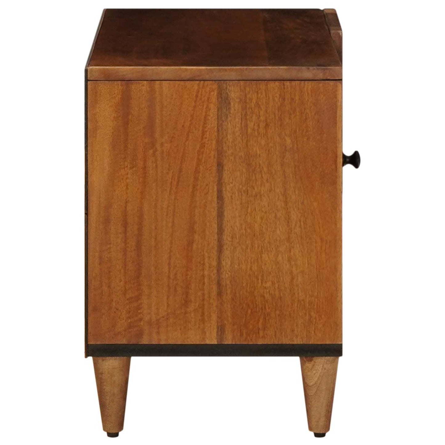 TV-skap med lagring Valnøtt 80 x 33 x 46 cm Massiv mango tre