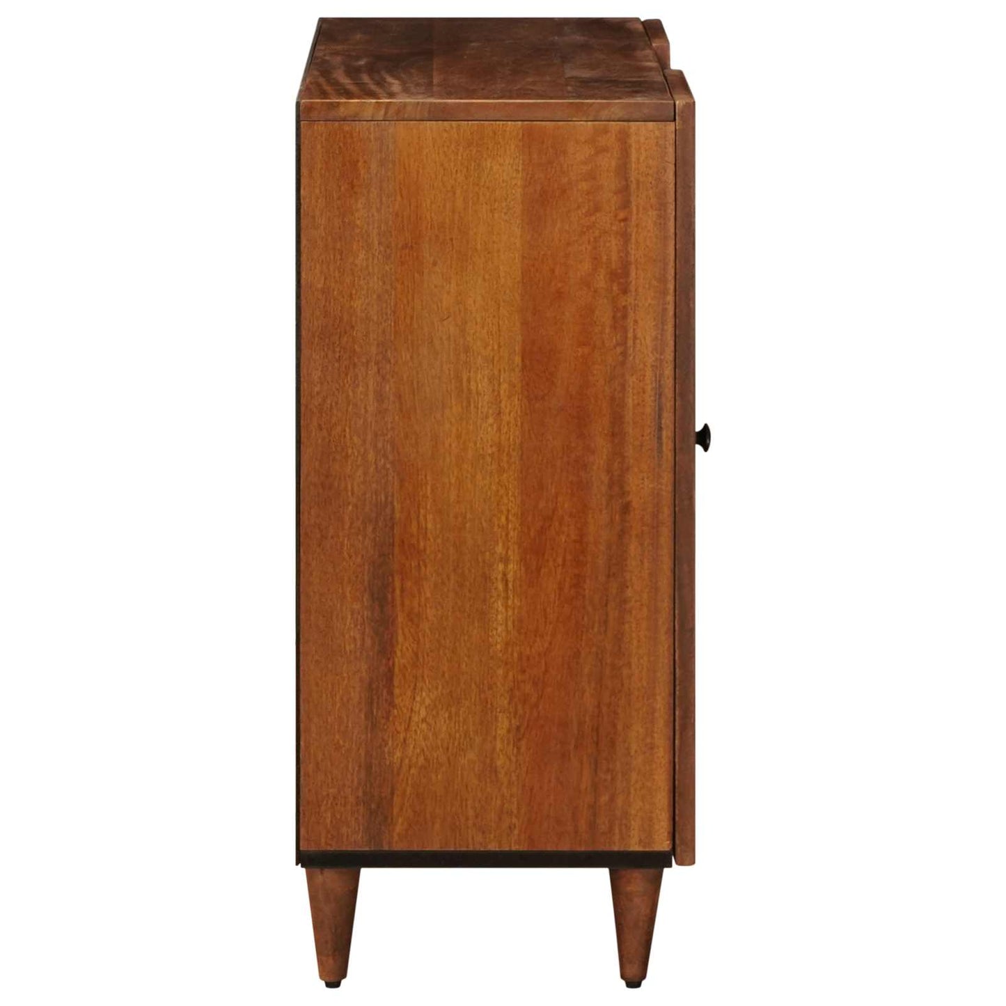 Serviesskap med dør Valnøtt 90 x 33,5 x 75 cm Massiv mango tre