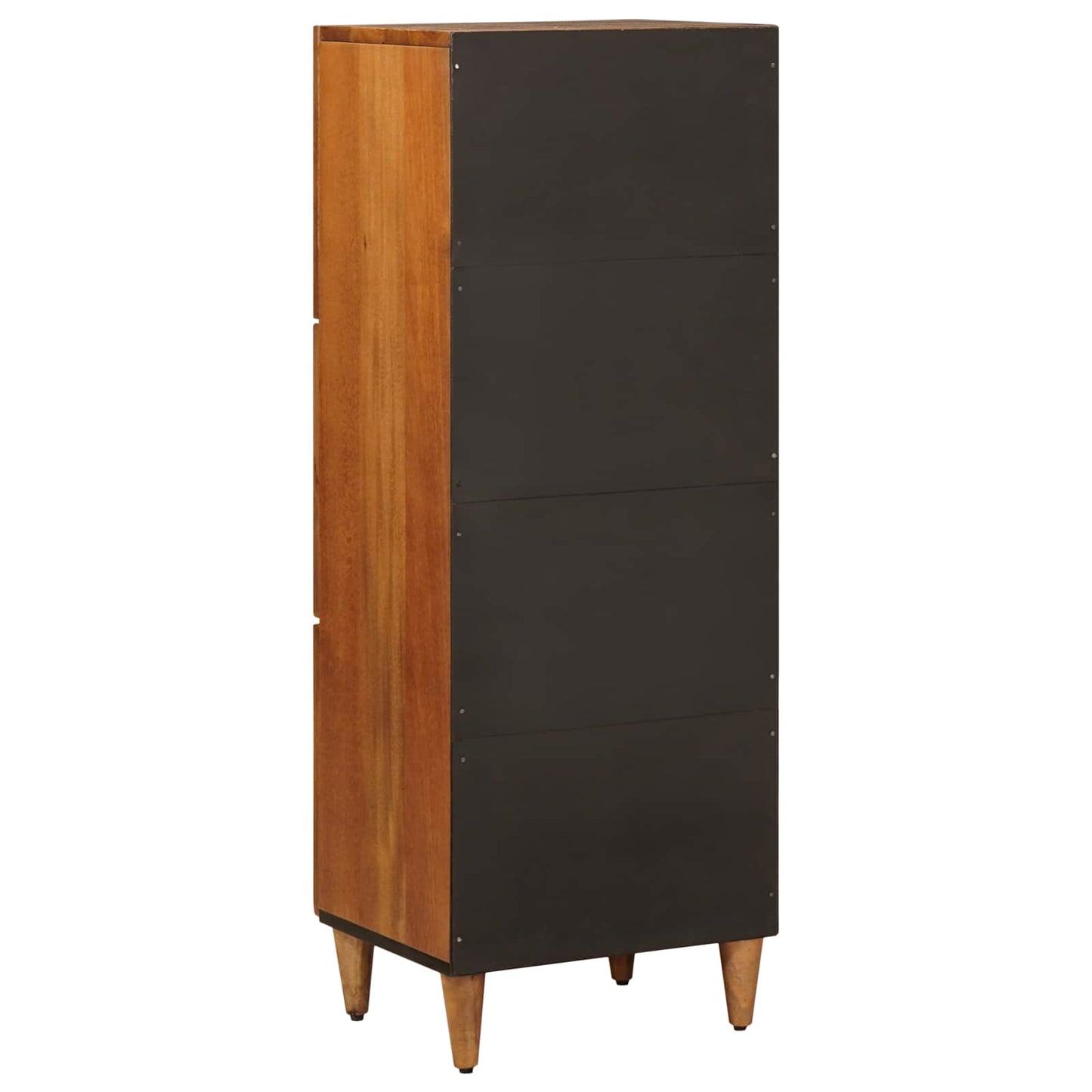 Høyskap med lagring Valnøtt 40 x 33 x 110 cm Massiv mango tre