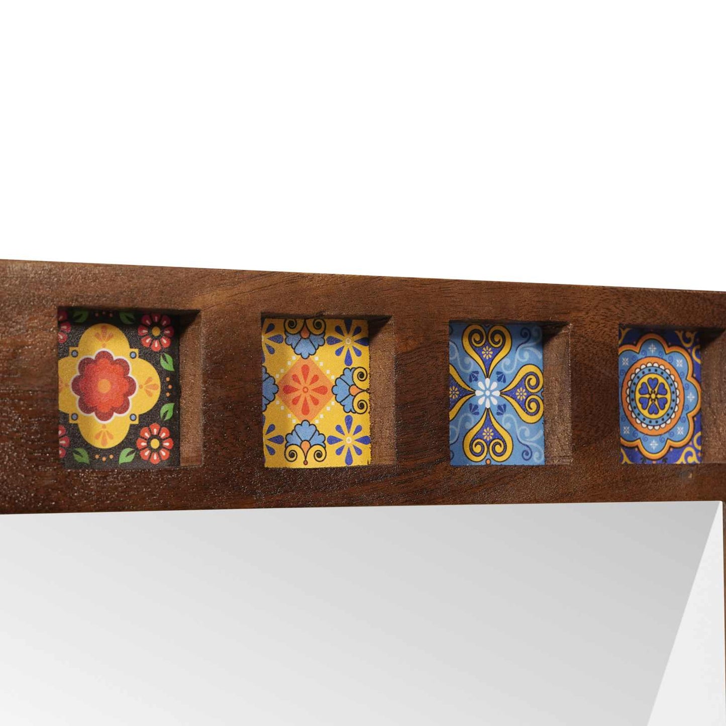 Baderomsspeil Valnøtt 50 x 70 x 2,5 cm Massiv mango tre