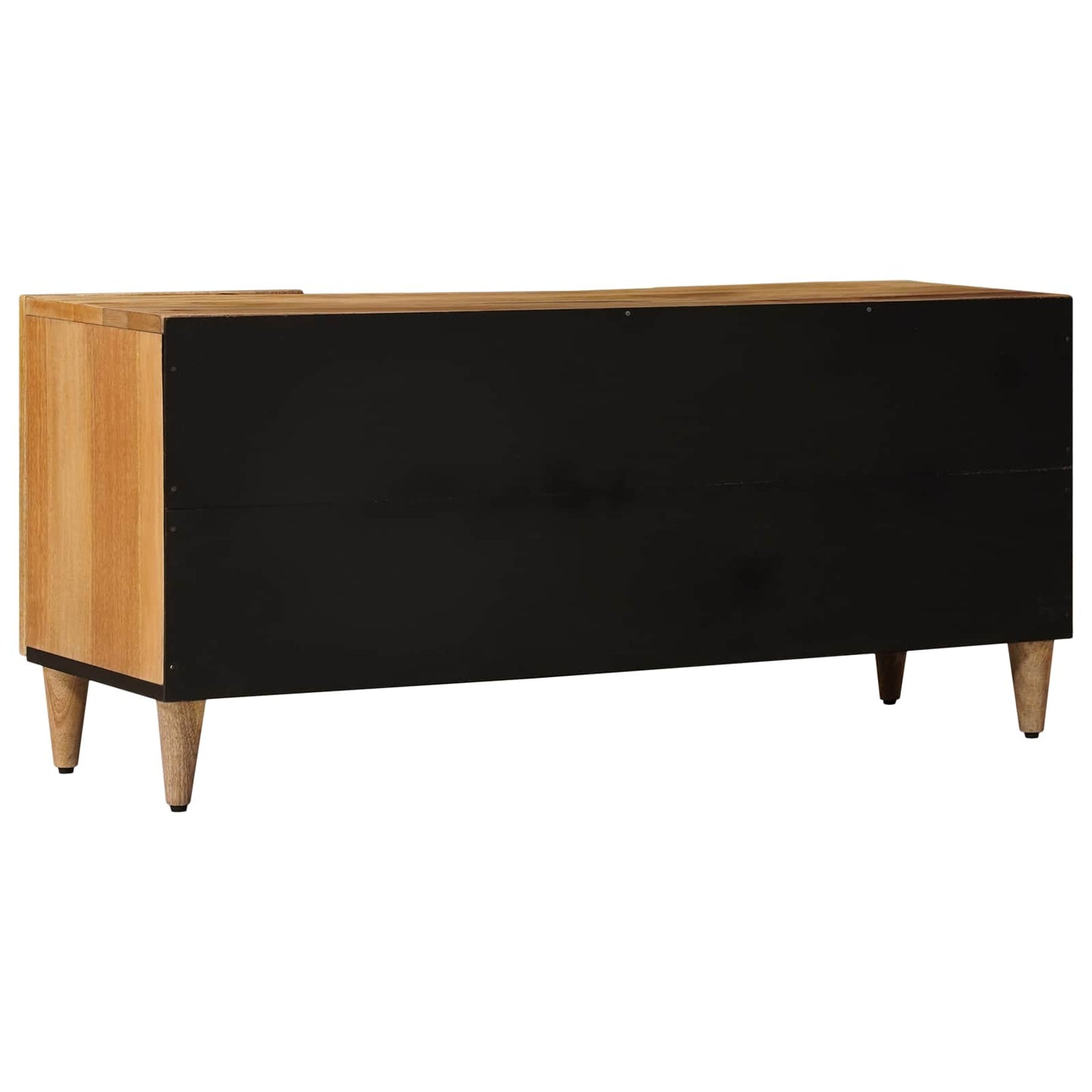 TV-skap med hylle Naturlig 105 x 33,5 x 46 cm Massiv mango tre vidaXL