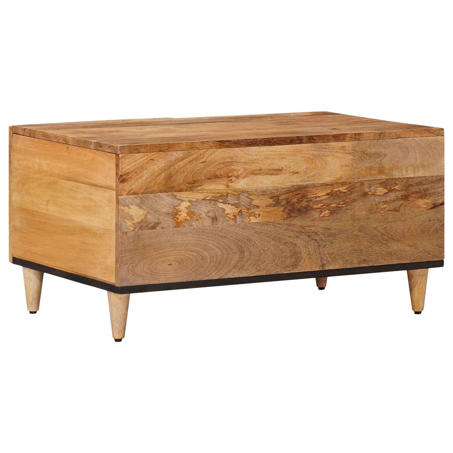 Kaffebord Naturlig 80 x 50 x 40 cm Massiv mango tre
