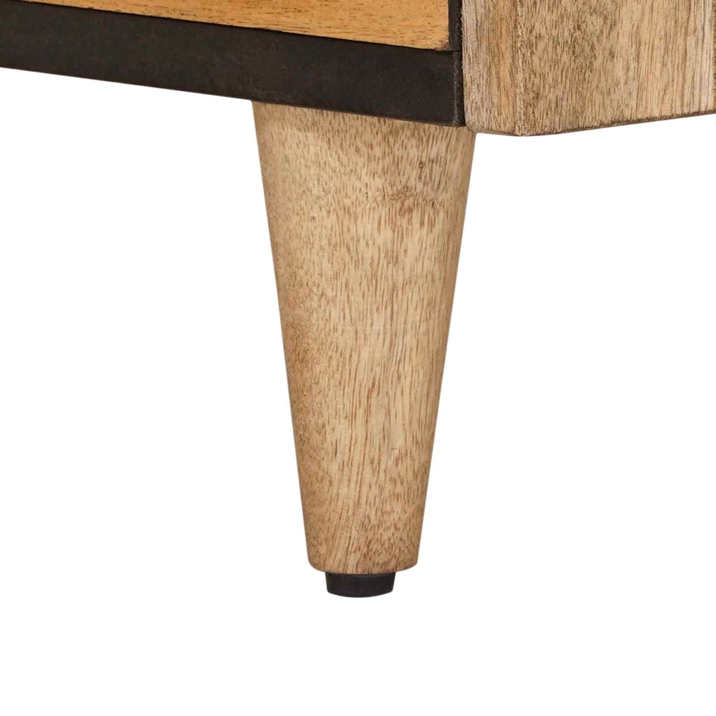 Kaffebord Naturlig 100 x 54 x 40 cm Massiv mango tre vidaXL