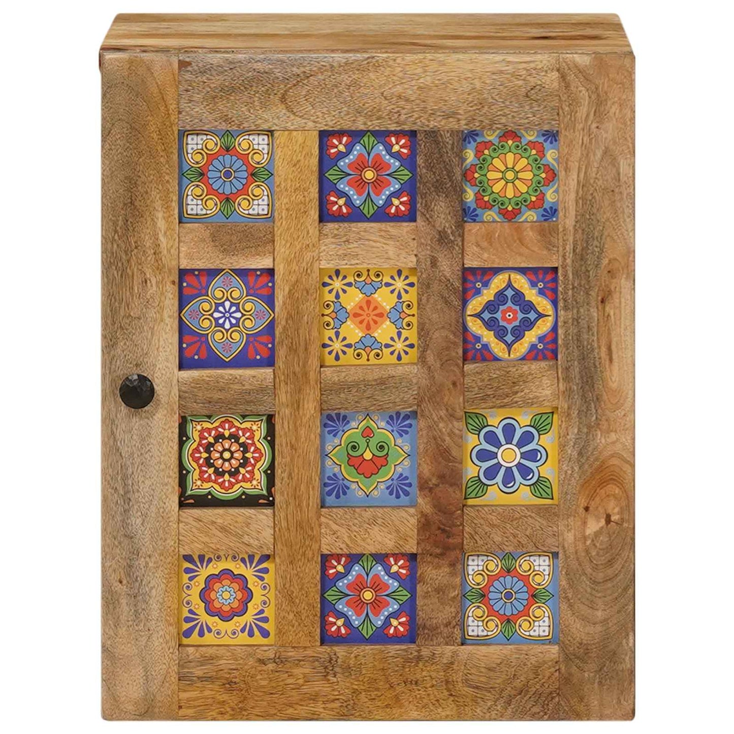 Baderom Hengende Skap med lagring Naturlig 38 x 33,5 x 48 cm vidaXL