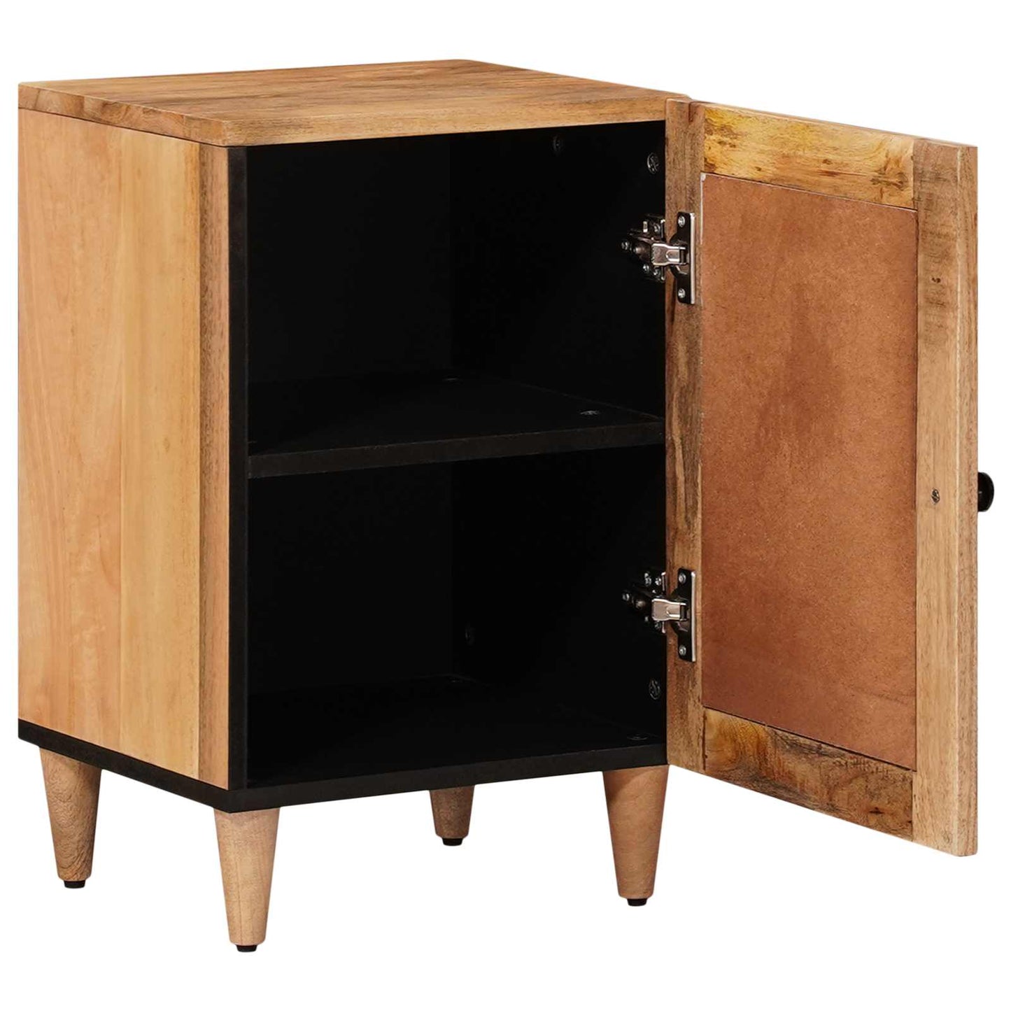 Baderomsskap Naturlig 38 x 33,5 x 58 cm Massiv mango tre vidaXL