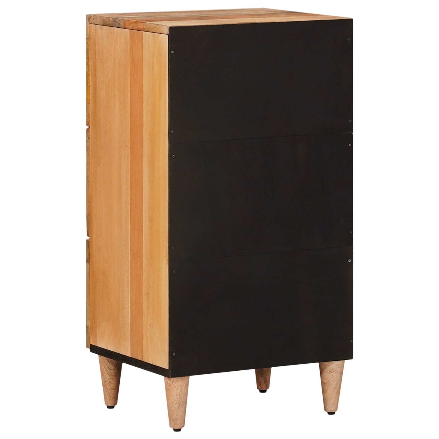 Serviesskap Naturlig 40 x 33,5 x 75 cm Massiv mango tre vidaXL