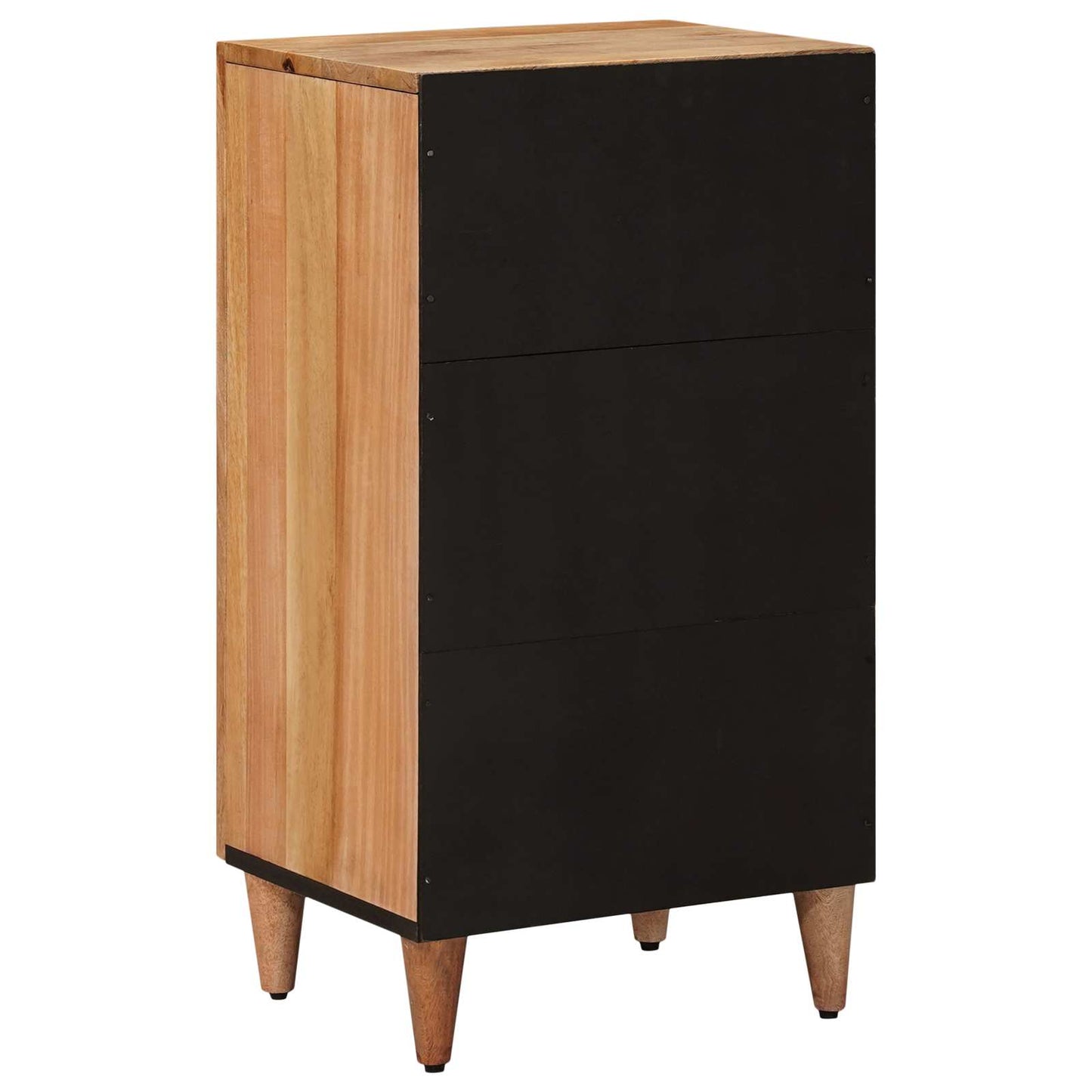 Serviesskap med dør Naturlig 40 x 33 x 75 cm Massiv mango tre