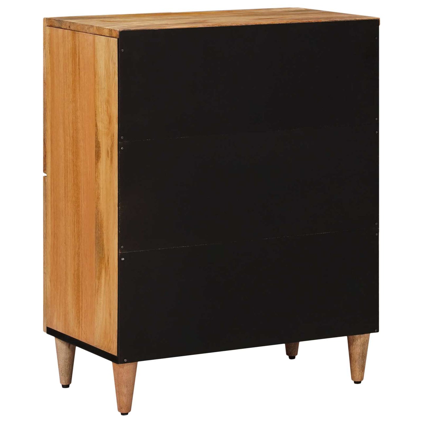 Serviesskap med dør Naturlig 60 x 33 x 75 cm Massiv mango tre