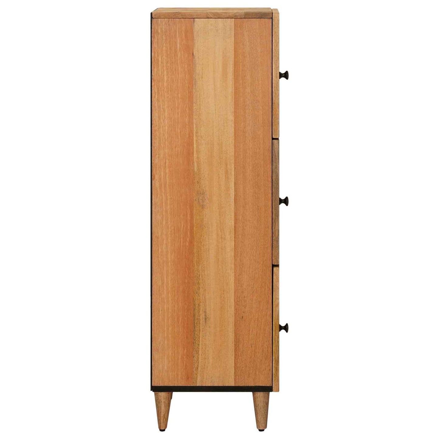 Høyskap med lagring Naturlig 40 x 33 x 110 cm Massiv mango tre vidaXL