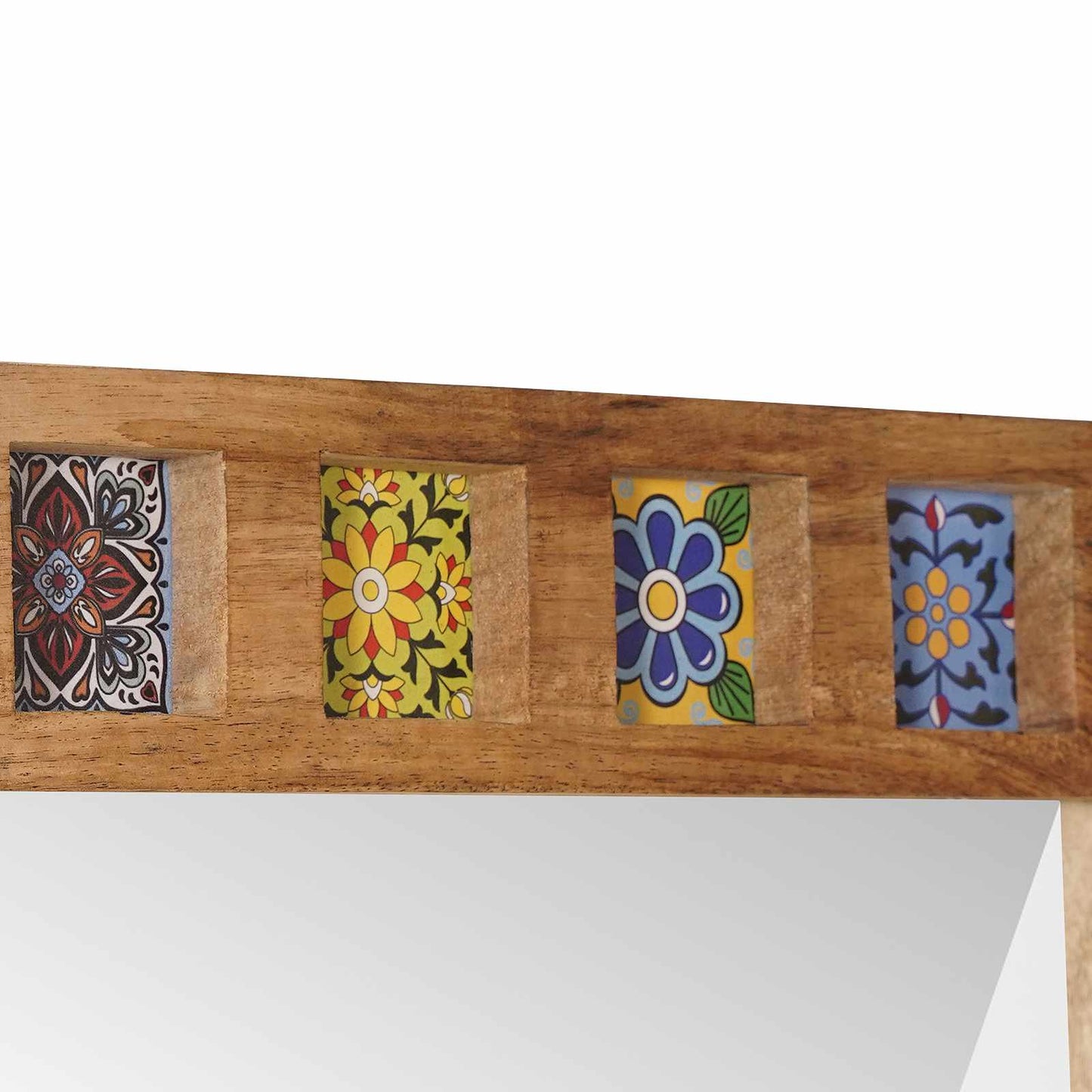 Baderomsspeil Naturlig 50 x 70 x 3 cm Massiv mango tre
