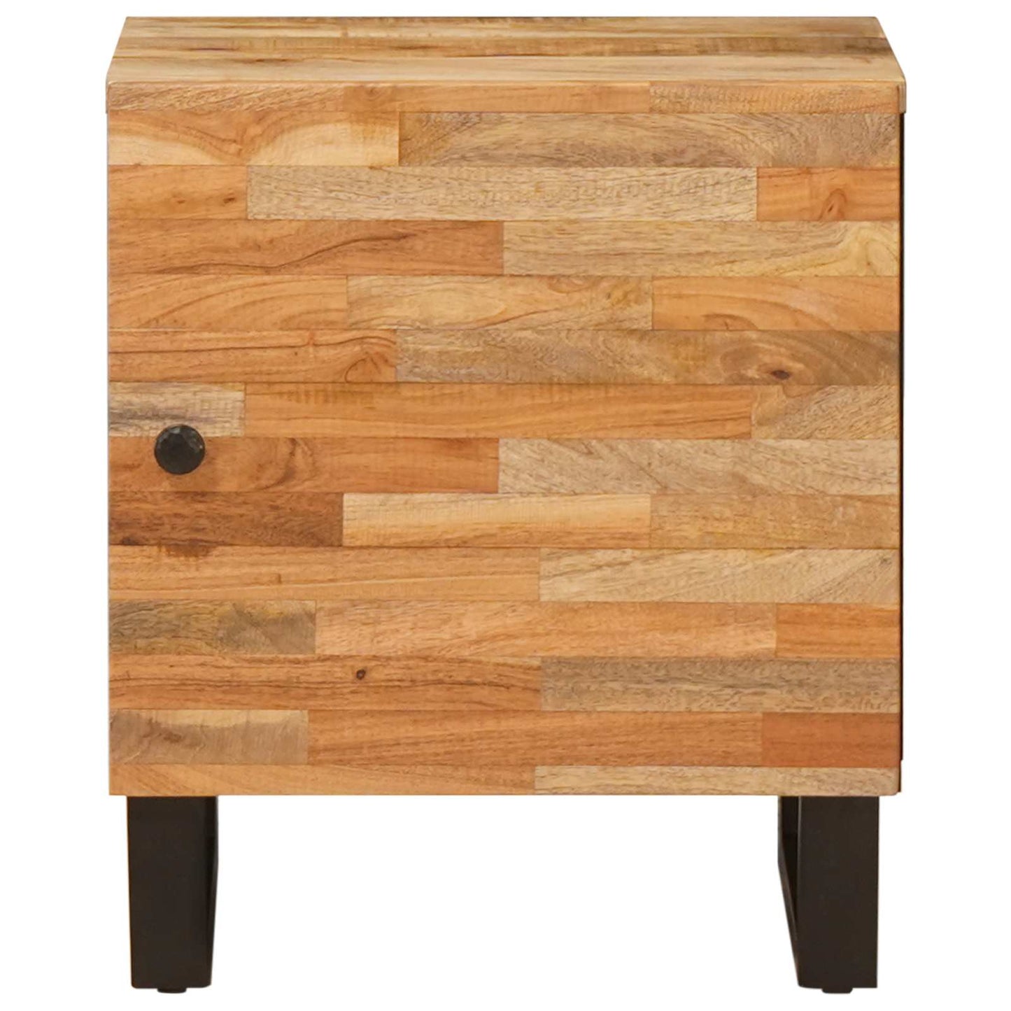 Nattbordskap 2 pcs Brun 40 x 33 x 46 cm Massiv mango tre