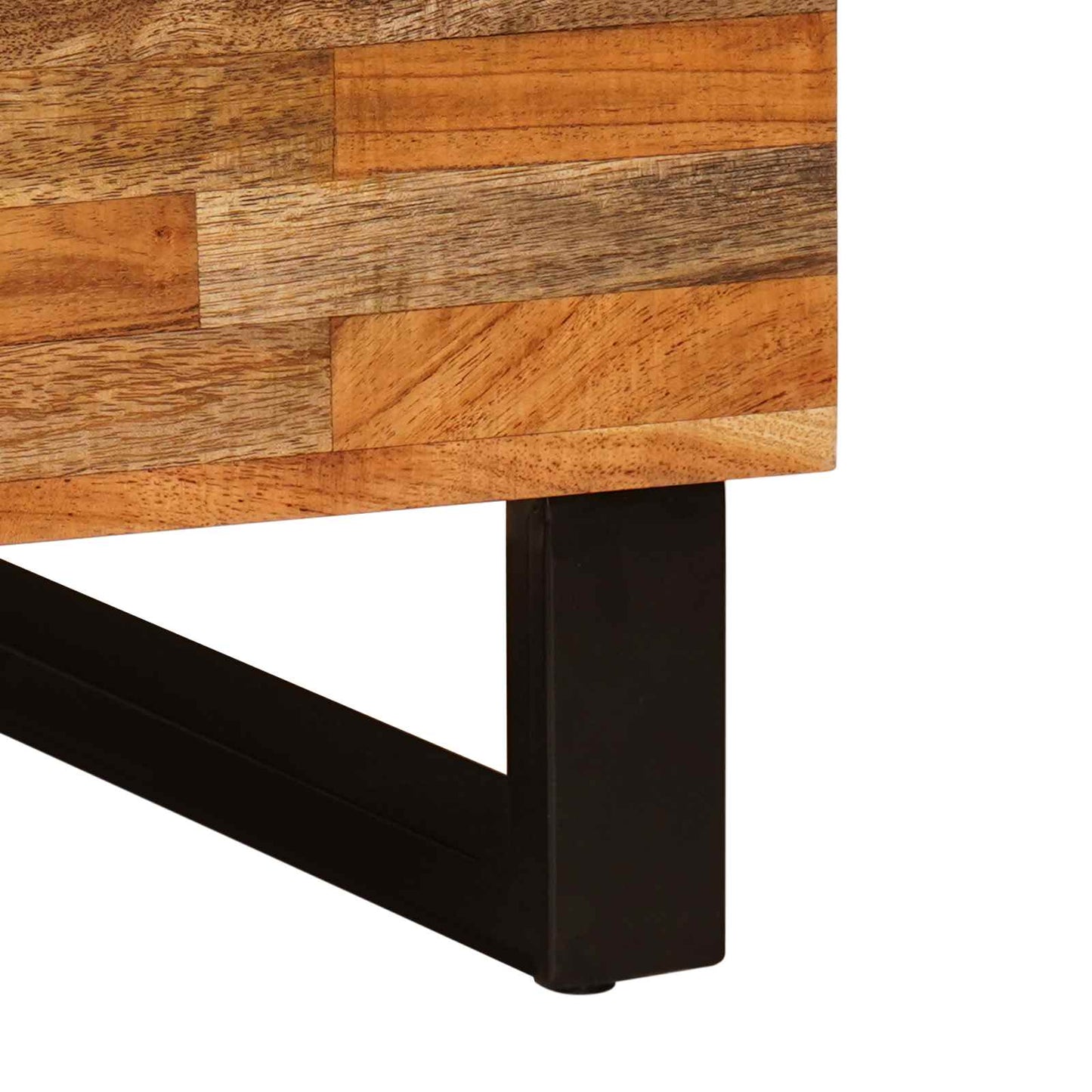 Kaffebord Brun 80 x 50 x 40 cm Massiv mango tre