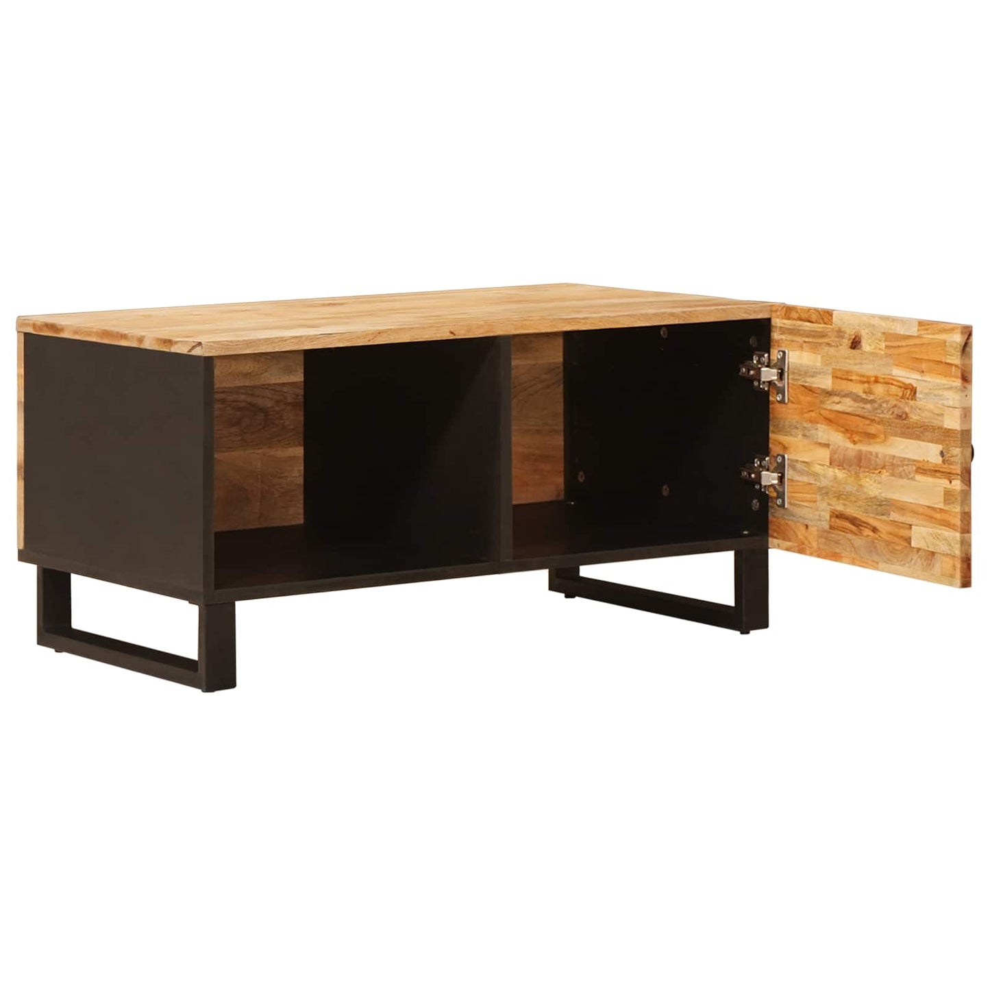 Kaffebord Brun 80 x 50 x 40 cm Massiv mango tre