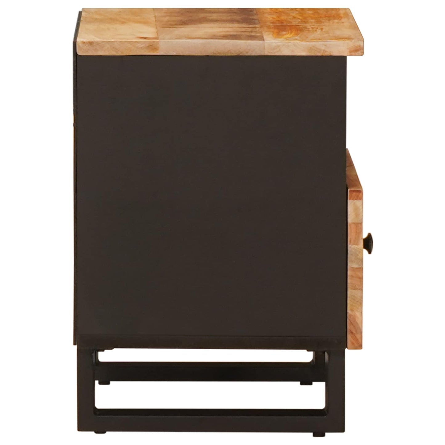 Sengekabinett 2 pcs Brun 40 x 33 x 46 cm Massiv mango tre