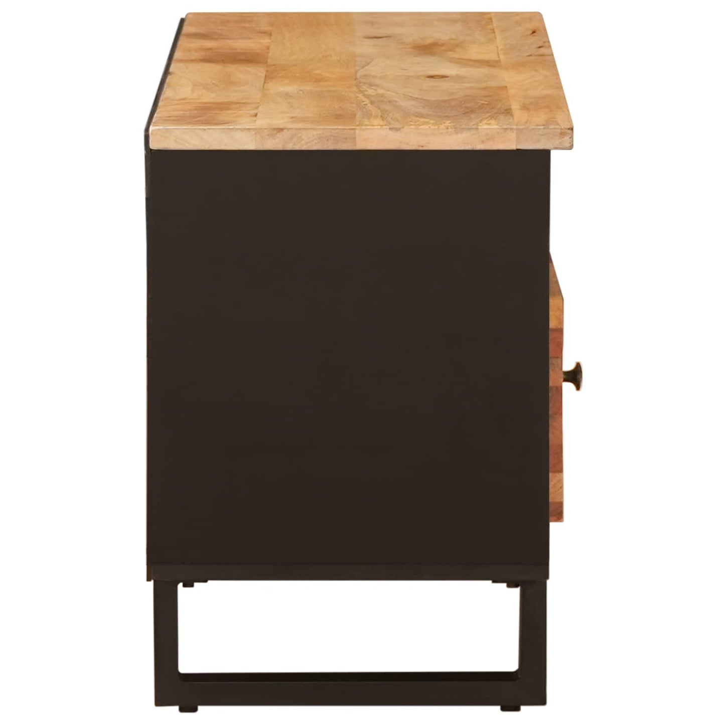 TV-skap med skuff Brun 100 x 33 x 46 cm Massiv mango tre