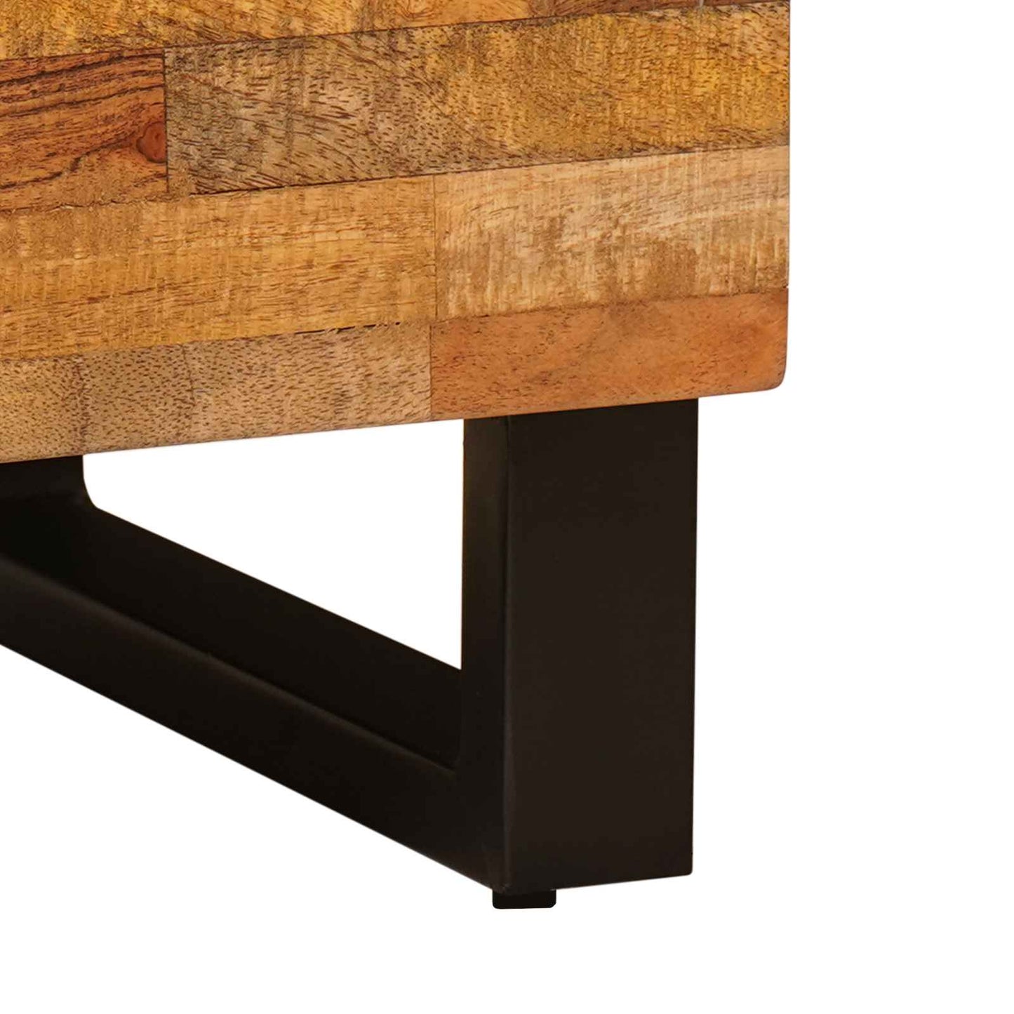 TV-skap med skuff Brun 80 x 33 x 46 cm Massiv mango tre