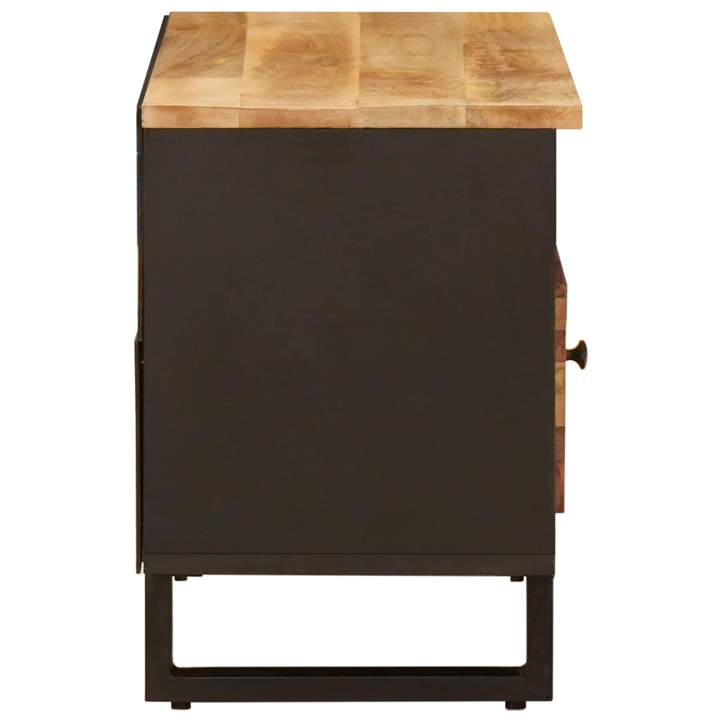 TV-skap med skuff Brun 80 x 33 x 46 cm Massiv mango tre