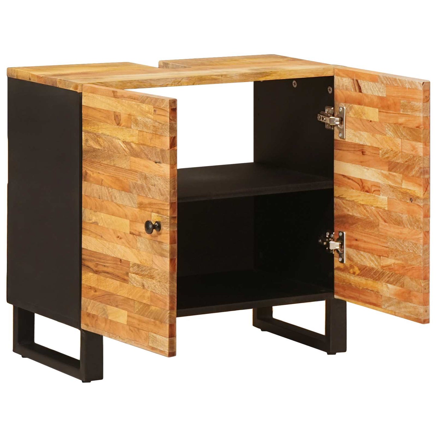 Baderomsvaskeskap Naturlig 62 x 33 x 58 cm Massiv mango tre