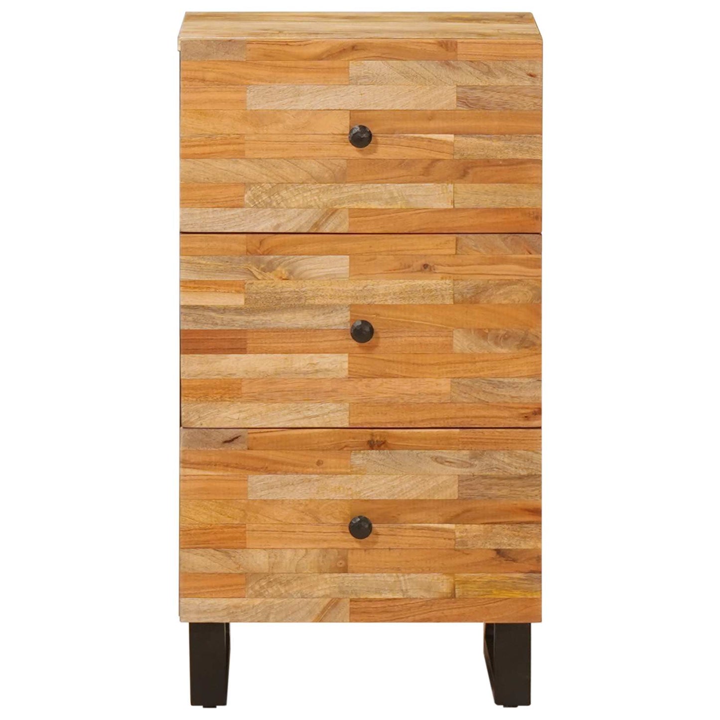 Sideskap med skuff Brun 40 x 33 x 75 cm Massiv mango tre