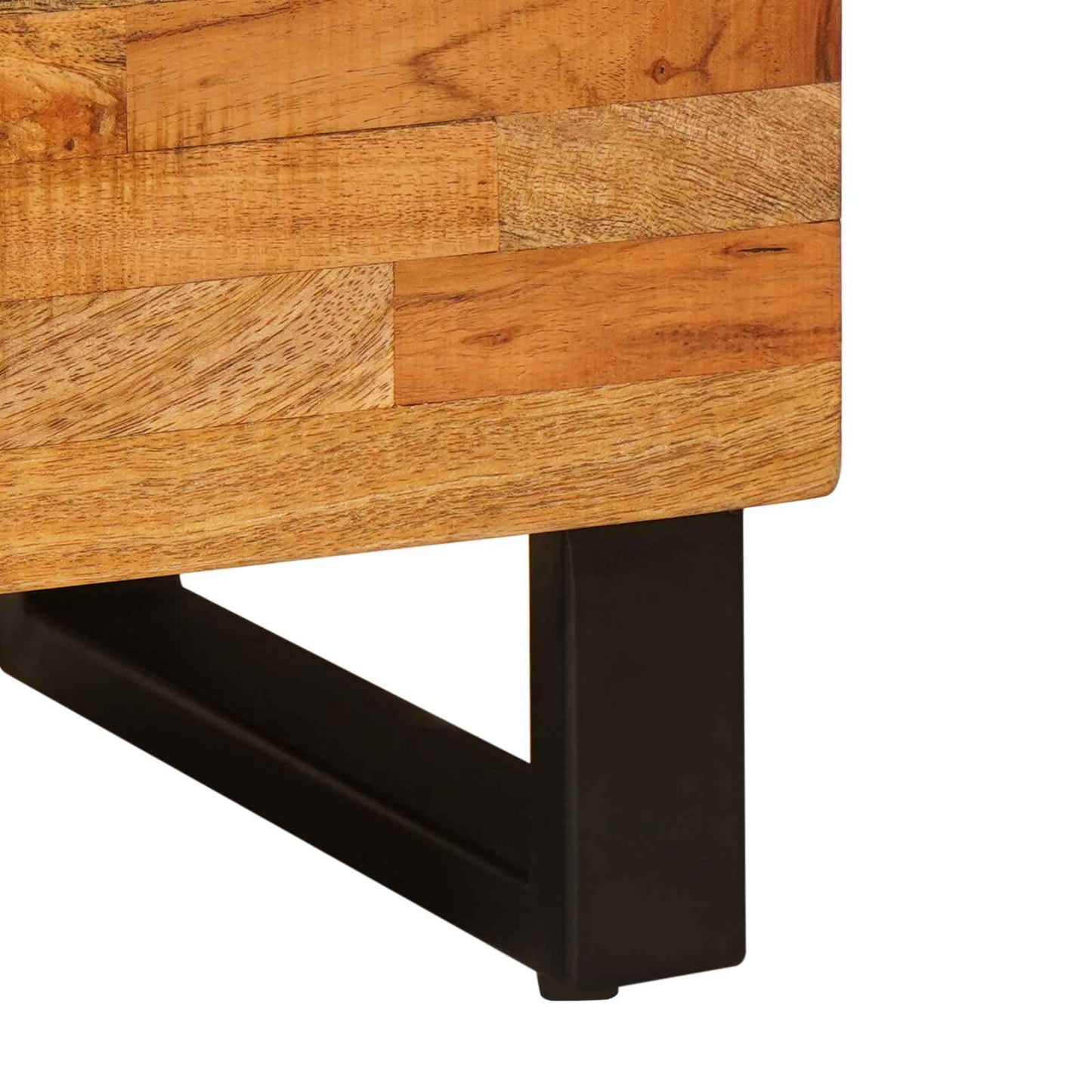 Sideskap med lagring Brun 80 x 33 x 75 cm Massiv mango tre