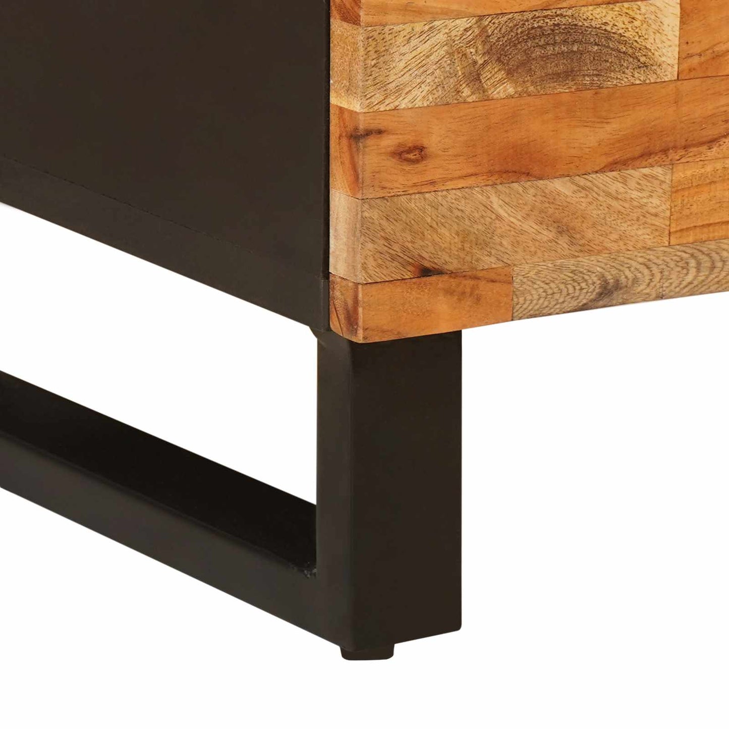 Sideskap med skuff Brun 90 x 33 x 75 cm Massiv mango tre