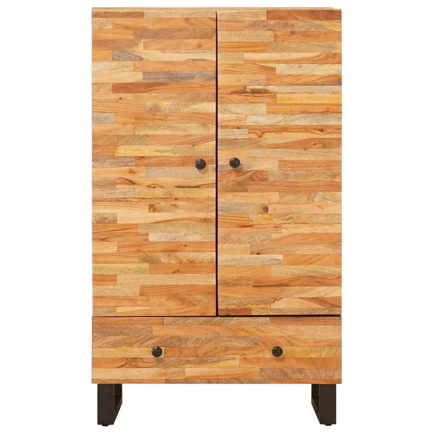 Lagerhøyskaper Brun 60 x 33 x 100 cm Massiv mango tre