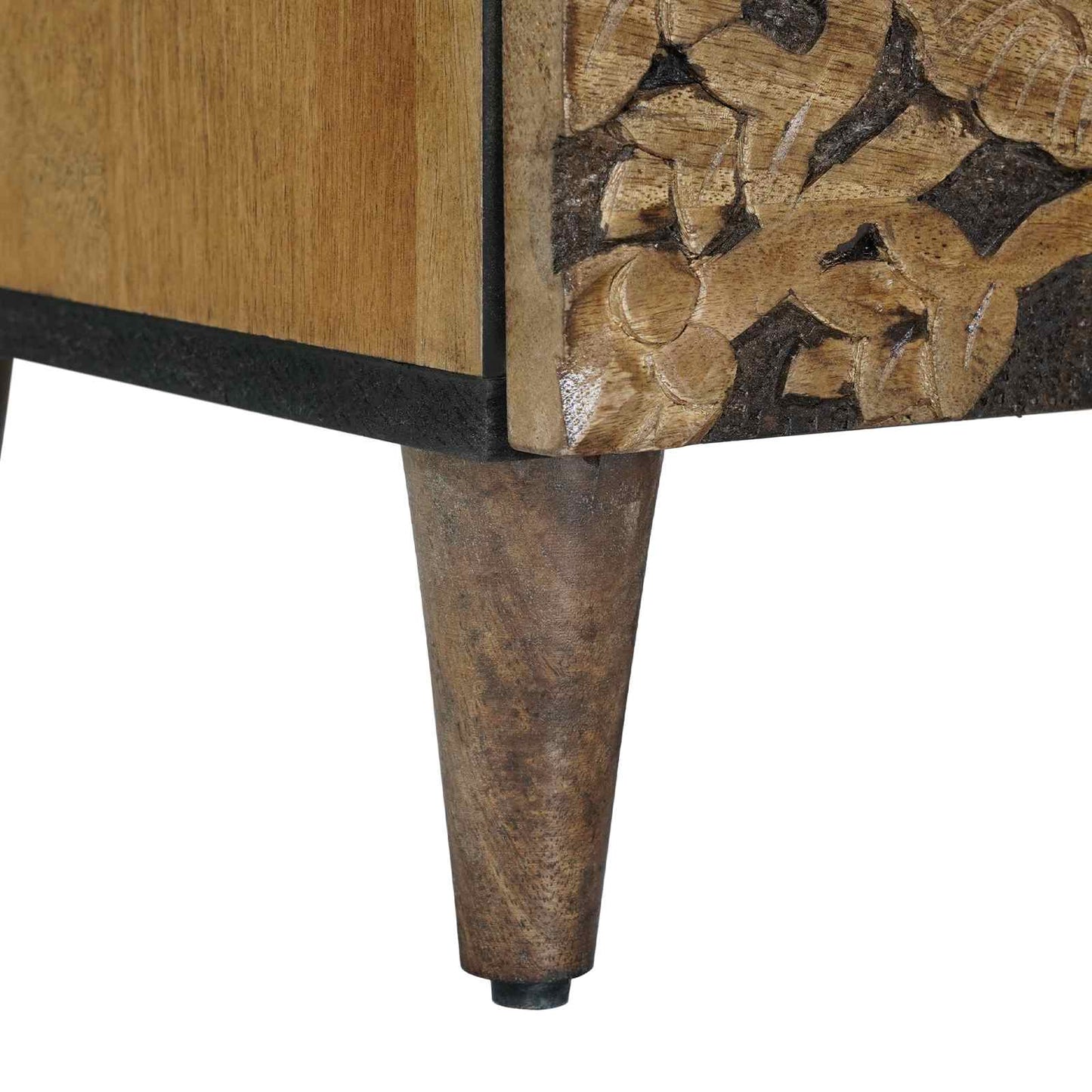 TV-skap med lagring Brun 70 x 33,5 x 46 cm Massiv mango tre