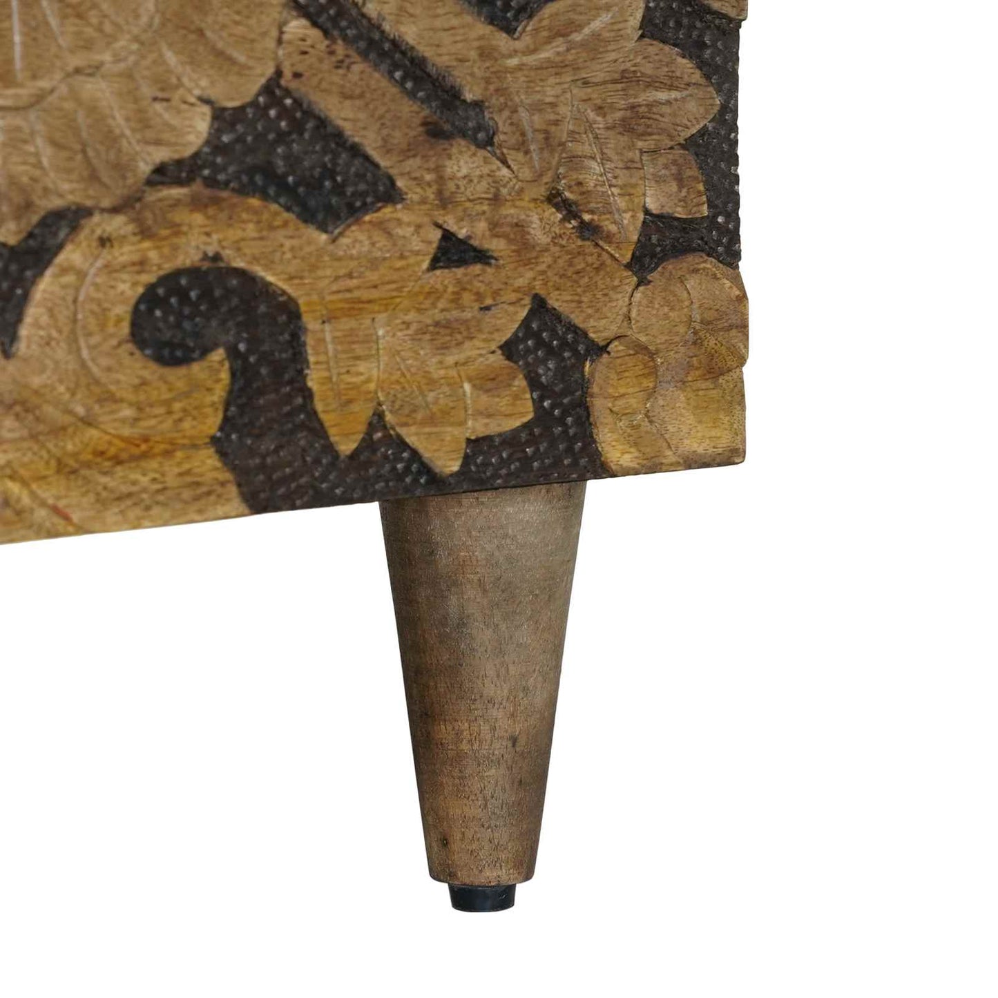 Kaffebord Brun 80 x 50 x 40 cm Massiv mango tre