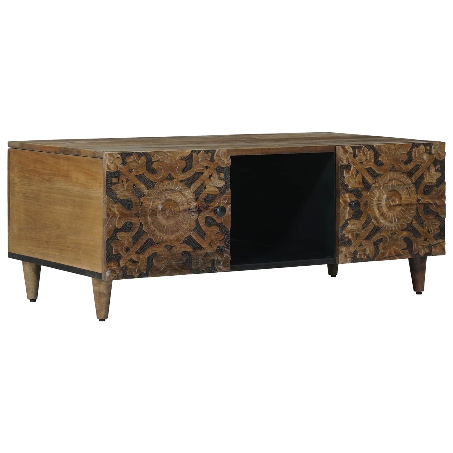 Kaffebord Brun 100 x 54 x 40 cm Massiv mango tre