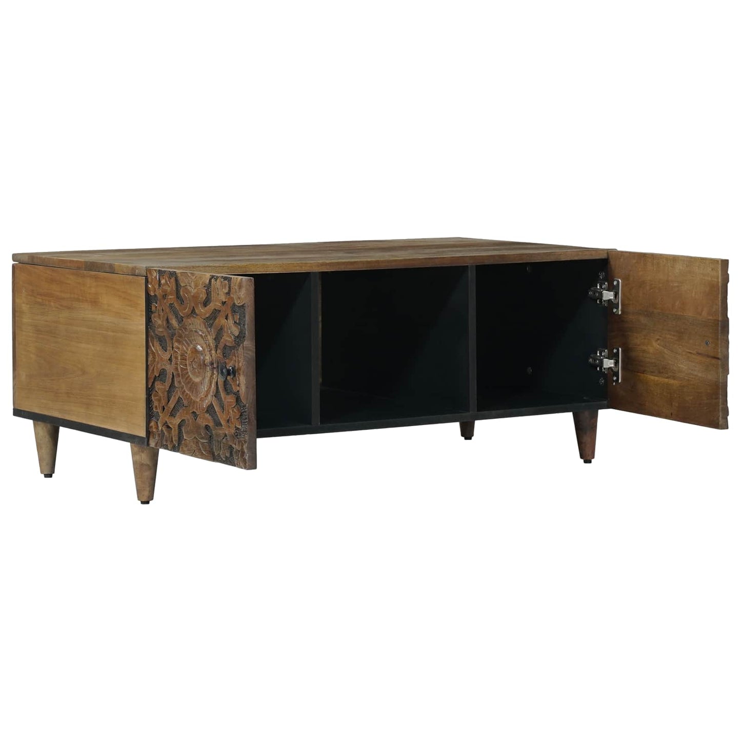 Kaffebord Brun 100 x 54 x 40 cm Massiv mango tre