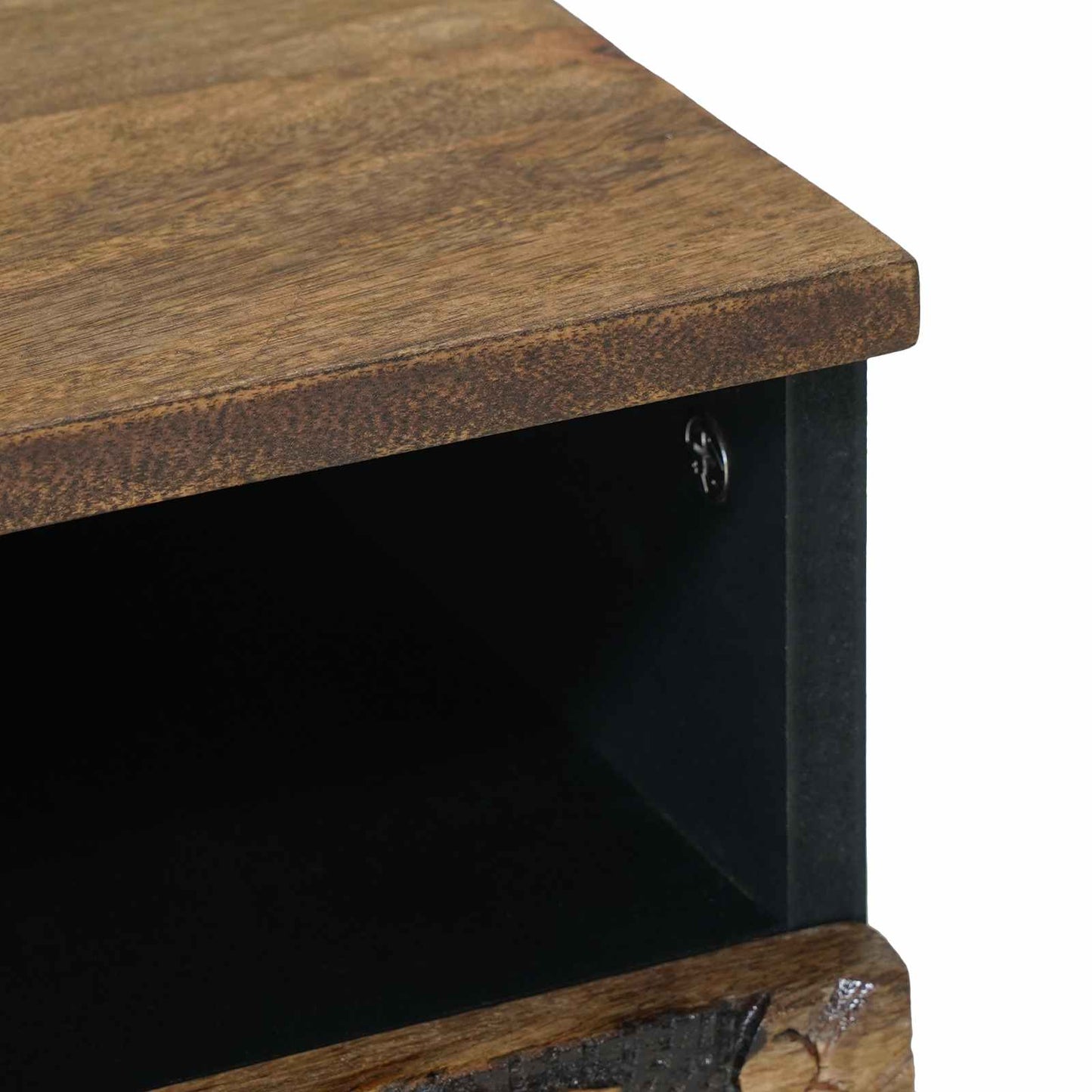 Kaffebord Brun 80 x 54 x 40 cm Massiv mango tre