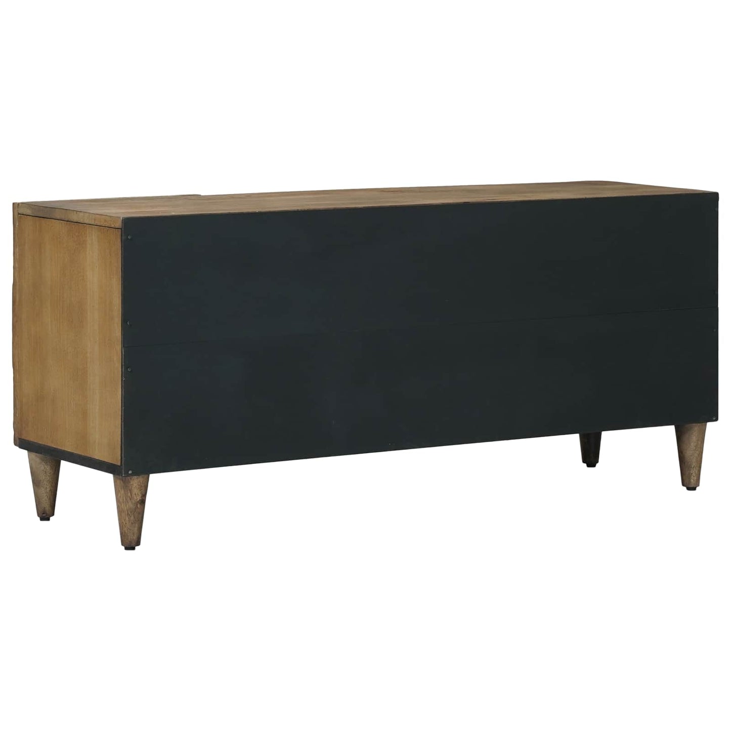 TV-skap med skuff Brun 105 x 33,5 x 46 cm Massiv mango tre