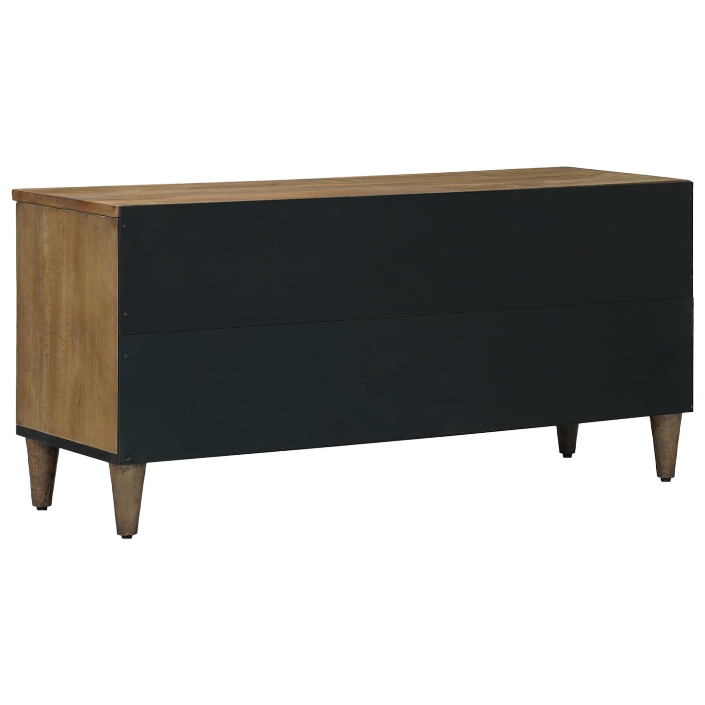 TV-skap med skuff Brun 100 x 33,5 x 46 cm Massiv mango tre