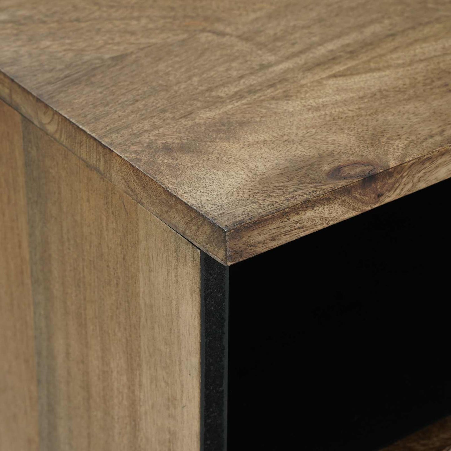TV-skap med skuff Brun 80 x 33,5 x 46 cm Massiv mango tre