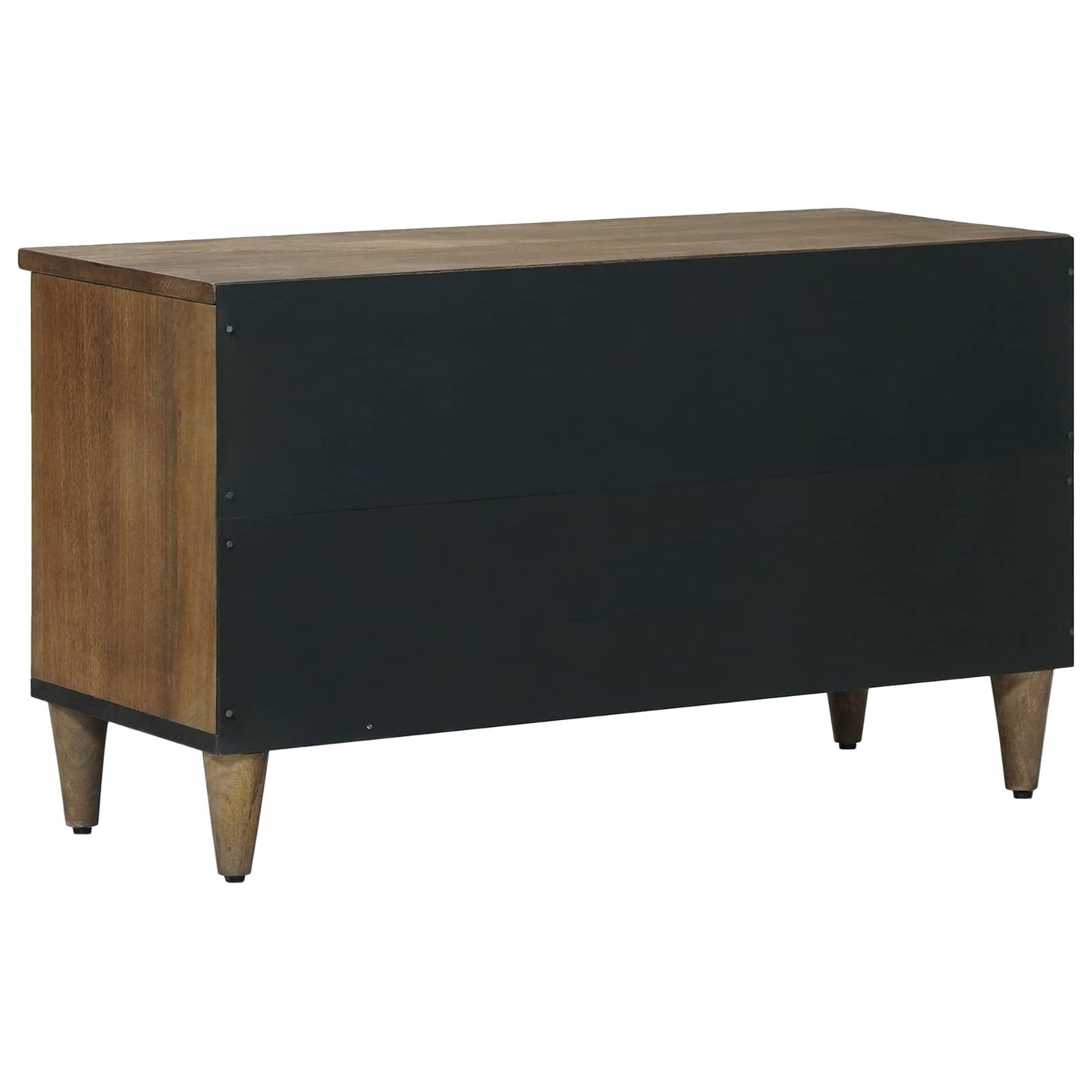 TV-skap med skuff Brun 80 x 33,5 x 46 cm Massiv mango tre
